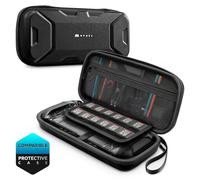 mumba Custodia per Nintendo Switch 2 2025 [Versione Plus], Borsa da Viaggio Portatile Rigida Protettiva per Blade/Titan, con 12 Slot per Schede di Gioco e Tasche [Grande Capacità] (Nero)