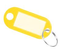 mumbi 15 portachiavi, targhette per chiavi, colore giallo