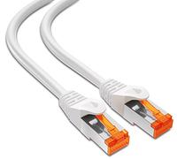 mumbi 23517 Cat.6 FTP Cavo di Rete Ethernet Patch con connettori RJ-45 2.00m, Bianco (1x)