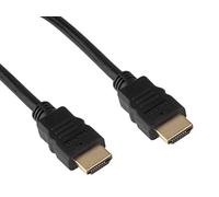 mumbi 3.00m Cavo HDMI ad alta velocità con Ethernet con supporto 4K / 3D a 24Hz con blocco, nero