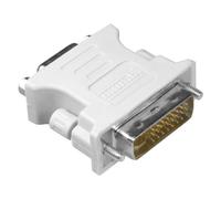 mumbi - Adattatore DVI (DVI-I a VGA) DVI 24+5 a VGA, Digitale ad analogico, per schede Video, proiettori e Monitor TFT (CRT).