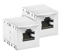 mumbi Cat.6 Ethernet Modular Coupling / RJ45 Presa / adattatore per cavo di rete per cavo CAT.6 (2 pezzi)