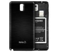 Mumbi - Cover copri batteria per Samsung Galaxy Note 3, in alluminio, Nero
