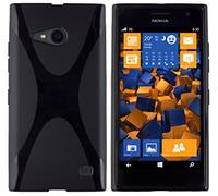 mumbi Cover Protettiva per Nokia Lumia 730/735, Nero