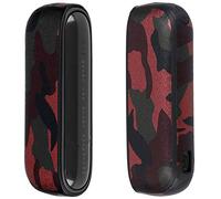 mumbi Custodia compatibile con IQOS 3/3 Duo Custodia protettiva Camouflage Rosso