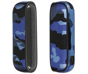 mumbi Custodia compatibile con IQOS 3/3 Duo, custodia protettiva mimetica blu
