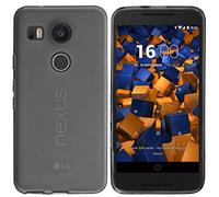 mumbi Custodia compatibile con LG Nexus 5X, chiaro nero