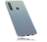 mumbi Custodia compatibile con Samsung Galaxy A9(2018), chiaro bianco
