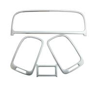 MUMBOD Rifiniture Interne per Auto per VW per Polo 2011 2012 2013 2014 2015 2016 2017 4PCS Car Interior Aggiornamento Aria Condizionata Presa Decorazione Cerchio Copertura