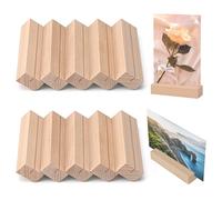 MumdoYAL 10 pezzi segnaposto matrimonio，segnaposto compleanno，segnaposto tavolo，segnaposto legno，Per matrimoni e feste