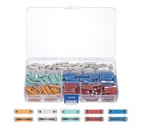 MumdoYAL 200 pezzi fusibili auto assortiti,Kit Fusibili Siluro per Auto,con scatola portaoggetti in plastica - 5A, 8A, 10A, 16A, 25A per auto d'epoca