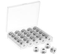 MumdoYAL 25 Pezzi accessori macchina da cucire,accessori cucito ， Macchina da Cucire Bobine Universali Cucito Bobina per Macchine da Cucire con Scatola. (metallo)