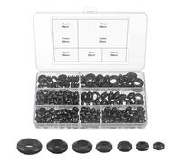 MumdoYAL 260 pezzi passacavo gomma，passacavi，Gommini Passacavo，7 Dimensioni, per protezione cavi, canale cavi, fili, barca, installazione elettrica, camper, auto