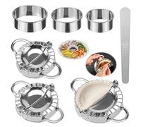 MumdoYAL 7 pezzi stampo per ravioli，ravioli stampo，dumpling maker，macchina per ravioli，Utensili da cucina, Strumenti per pasticceria