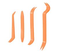 MumdoYAL Kit di Smontaggio per Riparazioni Auto - Set di 4 Pezzi, Leve di Plastica per Rimozione e Rifacimento, Attrezzi per Smontare e Installare Finiture Auto, Pannelli Porta, Radio e Cruscotto