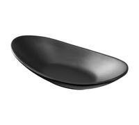 MumdoYAL Nero svuotatasche，21x11cm，Vassoio ovale per ciotole，svuota tasche da ingresso，centrotavola moderno design，porta caramelle da tavolo