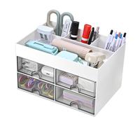 MumdoYAL Organizzatore da scrivania con scomparti per accessori - Cassetti pratici per un'organizzazione perfetta della scrivania