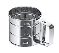 MumdoYAL setaccio Farina,setaccio da Cucina,spargi Zucchero a Velo,con Manico ad azionamento Singolo, capacità di 250 Grammi