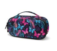 Mumeson Farfalla foglie tropicali penne insulina Carrier Dailyuse mano trasporto medicine sacchetto per strisce di zucchero nel sangue salvietta alcool