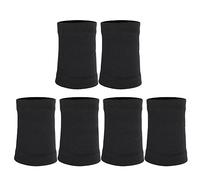 Mumian A32 Polsini Sportivi 3 Paia Premium Elastico Supporto per Polso per Palestra Fitness Sollievo Polsiera Nero Taglia S M L Protezione per Polso Traspirante per Adulti (S（17,5-20 cm）)