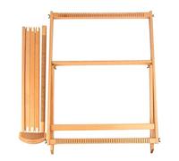 MUMIAO Telaio per tessitura, durevole macchina per tessitura con supporto | grande telaio per tessitura con supporto in legno, multi-artigianato, strumento per cucire arti e mestieri
