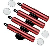 mumisuto 4 Pezzi Taglia Cinture di Sicurezza e Rompivetro, Rompivetro Portatile per Automobili, Rompi Vetro Auto Emergenza, Life Hammer, Autobus e Altri Veicoli (Rosso)