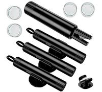 mumisuto 4 Pezzi Taglia Cinture di Sicurezza e Rompivetro, Rompivetro Portatile per Automobili, Rompi Vetro Auto Emergenza, Life Hammer, Autobus e Altri Veicoli (Nero)