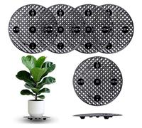 mumisuto 6 Pezzi Supporto per Piante Sostegno per Piante Sostegni per Piante in Vaso Rampicanti Tutore per Piante Pomodori, Migliora Il Drenaggio,Protegge I Pavimenti dai Graffi (20cm)