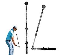 mumisuto Golf Swing Trainer, Correttore di Oscillazione Regolabile e Retrattile, Maestro Dell'Oscillazione del Golf, Pieghevole, Portatile, per Principianti, Perfetto Aiuto per L'allenamento