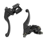 mumisuto Leva Frizione Moto, Coppia di Leve Frizione, Leve Freno Frizione Moto Universale per Pit Bike Dirt Bike ATV Motocross Manubrio 7/8 pollici