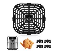 mumisuto Piastra Grill per Friggitrice Ad Aria per Instant Pot Vortex 6 in 1 6 QT Gourmia GAF735 GAF685 6 QT Air Fryer, Vassoio di Ricambio Della Friggitrice Dell'aria Con 4 Paraurti In Gomma
