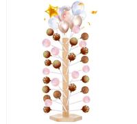 mumisuto Supporto Per Lecca-Lecca 14.5X42Cm Porta Lecca Lecca Legno 60 Fori Supporto Per Cake Pops Con 1 Vite E 1 A Sei Eliche Porta Caramelle Da Tavolo Per Matrimoni Festa Di Compleanno Natale