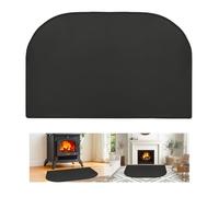 mumisuto Tappeto Ignifugo Per Camino, Tappeto Ignifugo Per Stufa A Legna E Camino, Parascintille Per Camino, Resistente Al Fuoco, Calore, Evita Di Bruciare E Macchiare Il Pavimento (50 * 100cm)