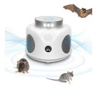 mumisuto Ultrasuoni per Topi con 9 Luci Stroboscopiche & Sensore PIR, Repellente Topi ad Ultrasuoni a 360°, Ultrasuoni Mouse e Ratti con 3 Modalità di Repulsione dei Roditori, per Seminterrato Casa