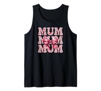 Mumlife - Fiocco per Festa della Mamma, Motivo Floreale, Colore: Rosa Canotta