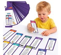 Mumma Mall 60 flashcard educative per bambini dai 3 agli 8 anni, ideali per l'istruzione domestica, Montessori e attività in classe