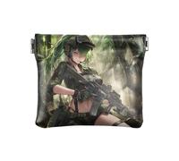 Mummia Antica Tomba PU Pelle Cambiare Borsa Portatile Porta Carte per Ragazze Signore Borsa, Camouflage militare, 1 size, moderno