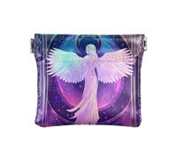 Mummia Antica Tomba PU Pelle Cambiare Borsa Portatile Porta Carte per Ragazze Signore Borsa, Dea dei Tarocchi Angeli, 1 size, moderno