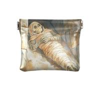 Mummia Antica Tomba PU Pelle Cambiare Borsa Portatile Porta Carte per Ragazze Signore Borsa, Mummia Antica Tomba, 1 size, moderno