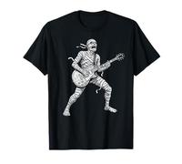 Mummia Che Suona la Chitarra - Cool Monster Rock Chitarrista Halloween Maglietta