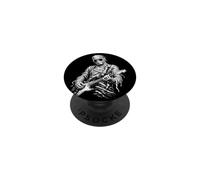 Mummia chitarrista Halloween Rock Music Design PopSockets PopGrip Adesivo