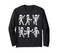 Mummia Danzante Divertente Posa Sfida Danza Halloween Maglia a Manica