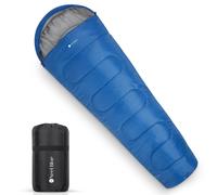 Mummia Sacco a Pelo 4 Stagione Impermeabile Campeggio Escursionismo Esterno Zip