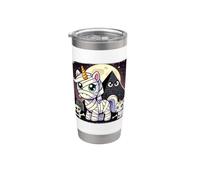 Mummia Unicorno Di Halloween Bicchiere termico in acciaio inox doppia parete