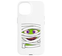 Mummia Wrap Eyes Costume Divertente Spaventoso Halloween Uomini Donne Bambini Custodia per iPhone 15