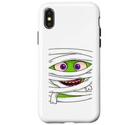 Mummia Wrap Eyes Costume Divertente Spaventoso Halloween Uomini Donne Bambini Custodia per iPhone X/XS