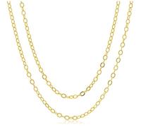 MUMMY BELL Catena Chains Short Gold Color R2Z76 sTE0009 Marca, Estándar, Metallo Non prezioso, Nessuna Pietra preziosa