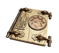 Mummy Book of The Dead Prop - Ancient Egypt Book, Decorative Collect | di Proposito Egiziano per Il Film Cosplay Display, Libro Unico 'Ornamento Morto per La Casa Museo