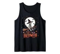 Mummy Cat Witch Candy Spooky Ghost Happy Halloween Costume Canotta