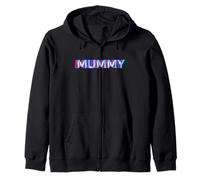 Mummy Crazy Mom Halloween Spooky Mama Funny Felpa con Cappuccio